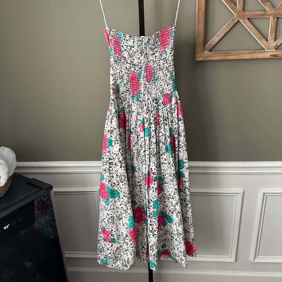 Vintage Robbie Bee Floral Dress Size 4 - Picture 7 of 8